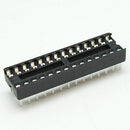 BASE PARA CIRCUITO INTEGRADO 28 PINS ANGOSTA.                         28PA.