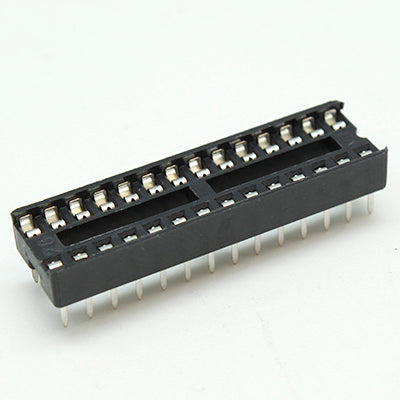 BASE PARA CIRCUITO INTEGRADO 28 PINS ANGOSTA 28PA.