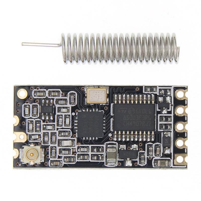 MODULO PUERTO SERIE INALAMBRICO HC-12 SI4438 PARA 1000 METRO A 433MHz.                      ARD-RF/HC12