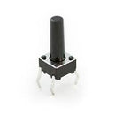 PUSCH BOTON 4 PINES 10mm N. ABIERTO.                    AU-1020