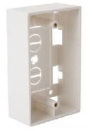 CAJA DE REGISTRO SENCILLO, COLOR BLANCO.                       310-100