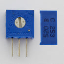 TRIMPOT CUADRADO 1 VUELTA VERTICAL 25K 3386C-1-253