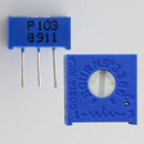 TRIMPOT CUADRADO 1 VUELTA HORIZONTAL 10K.       3386P-1-103.