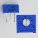 TRIMPOT CUADRADO 1 VUELTA HORIZONTAL 2K.       3386P-1-202.