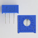 TRIMPOT CUADRADO 1 VUELTA HORIZONTAL 20K 3386P-1-203