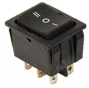 SWITCH MOMENTANEO REVERSIBLE ABIERTO 6 PINS ON-OFF-ON.                          SW-148.