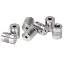 COPLE FEXIBLE D18L25 NEMA ACOPLADOR 6.35X8mm LONGITUD 25mm DIAMETRO EXTERNO 19mm.                    AD-1117