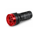 245-499 INDICADOR CON PILOTO ROJO Y ALARMA 12-24VCD