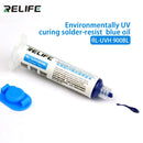 MASCARA ANTI SOLDADURA (SOLDER MASK) DE CURADO UV (COLOR AZUL)