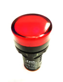 LAMPARA PILOTO 127VAC 22mm DE LED COLOR ROJO.                     AD22-22DS-R