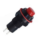 SWITCH PUSH BOTON N.A. 3A 250V 6A 125V ROJO.                    835-233.