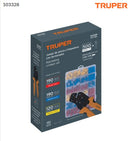 PINZA PARA CRIMPAR CON 500 TERMINALES CON AISLAMIENTO, TRUPER (103328).                        PCT-8K
