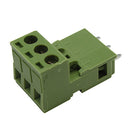 BLOQUE TERMINAL MACHO Y HEMBRA DE 3 TORNILLOS P/CIRCUITO IMPRESO PASO 5.08.                     TRT-2EDG-5.08-03