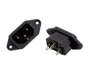 CONECTOR INTERLOCK ATORNILLABLE PARA CHASIS 10A 110/250VAC.                         705-329