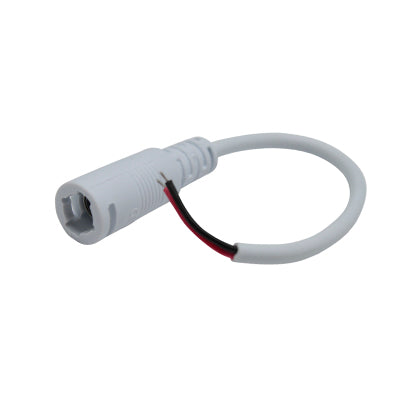 CONECTOR JACK (HEMBRA) 5.1MM CON CLIP.         DC5.1-JACK-BLANCO/CL