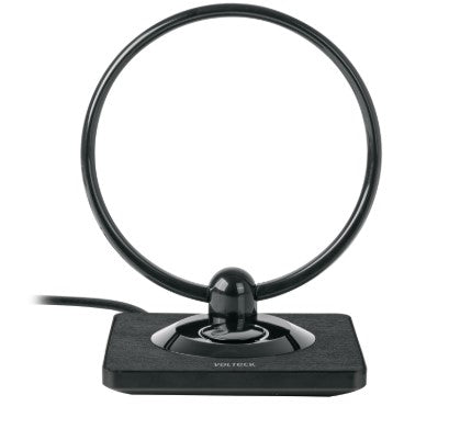 49774 ANTENA DE INTERIOR PARA TV HD TIPO ARO 28dB.                     ANIN-28