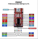 CONVERTIDOR FT232RL USB A SERIAL 10.                     ARD-FTDI.