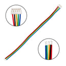 ARNES 5 CABLES C/ CONECTOR HEMBRA ZH1.5mm P/ MOTOR A PASOS.                        CAB-PM42L.