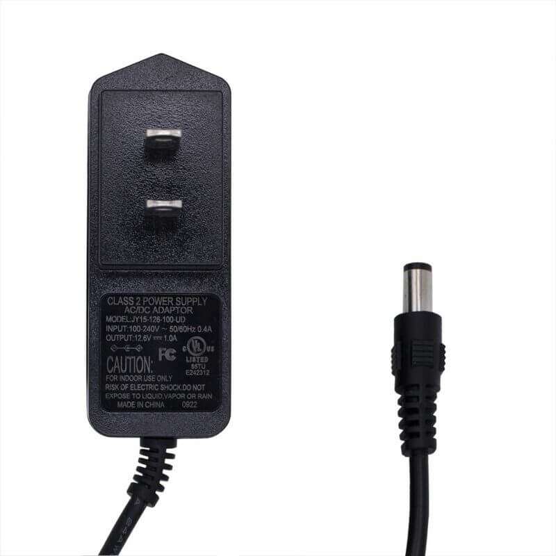 CARGADOR 12.6V 1A  PARA BATERIAS LIPO 3S CON PLUG 2.5  LED INDICADOR.                        CARGADOR-LIPO/12.6V