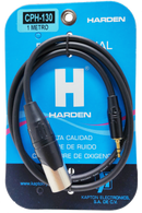 EXTENCION DE PLUG CANON A 3.5 ESTEREO 1 METRO.                      CPH-130.