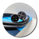 EXT DE PLUG A JACK CANON AZUL 3M HARDEN.                         CPH-27BL.