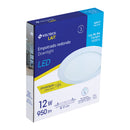 48547 LUMINARIO ULTRADELGADO 17cm REDONDO 12W LUZ DE DIA EMP-201L