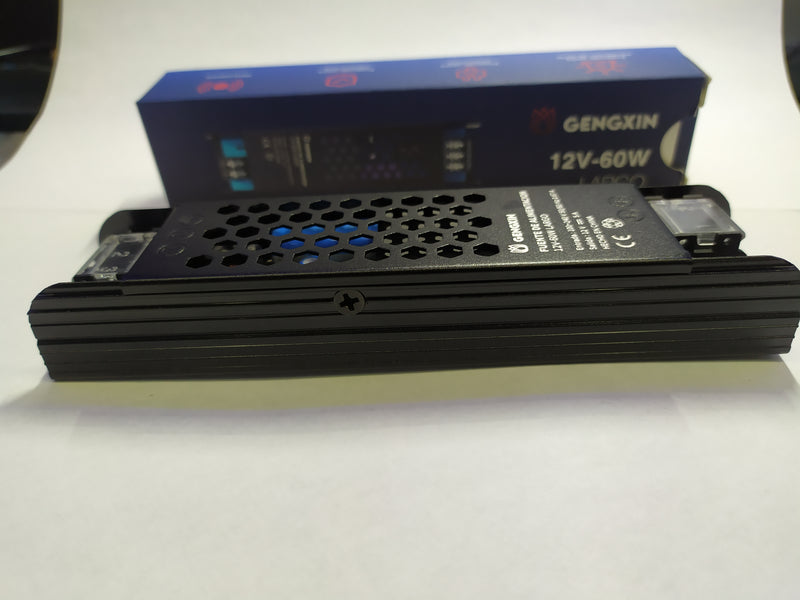 FUENTE CONMUTADA DE 12V 5A 60W.ANGOSTA                 G-60-12/ANG
