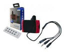 TRANSMISOR MUDULADOR DE  FM CON AUXILIAR REPRODUCTOR MULTIMEDIA Y USB CARGA