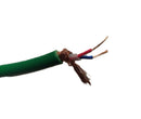 METRO DE CABLE PARA MICROFONO 2X24 OFC 95% MALLA  VERDE.                    KMC-221V.