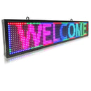 LETRERO DE LED PROBRAMABLE WI-FI RGB 96 X 16 LED 1M X 20 CM