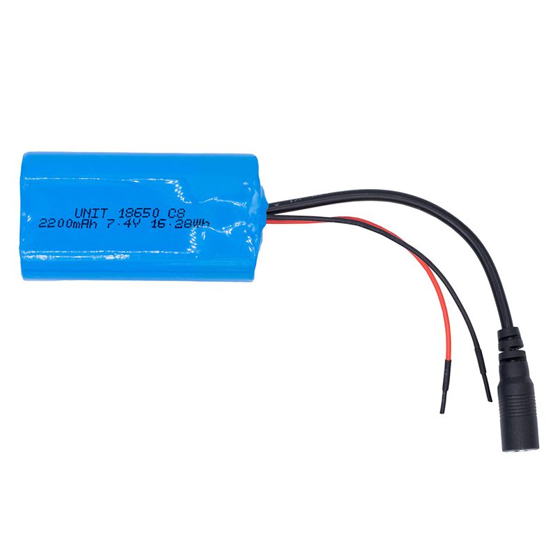 BATERIA 18650 de 7.4V 2S1P 2200mAh.                         LIPO-7.4/2200MA