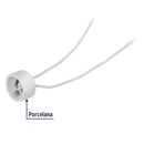 PORTA LAMPARA DE PORCELANA PARA BASE GU10 POPO-21