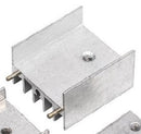 DISIPADOR ALUMINIO  PEINE CON ALETAS PARA TRANSISTOR TO-220 25x23x16mm.                        TO-200