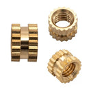 ROSCA DE LATON INSERTO M3 DIMENSIONES M3 X 4.5 X 3.                     INSERTO-M3