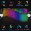 LETRERO LED MATRIX PANEL 16*96 PIXEL 89X20 Cm " FLEXIBLE "