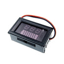 VOLTIMETRO DIGITAL CON INDICADOR DE NIVEL DE CARGA DE BATERIA.                        OKY4095