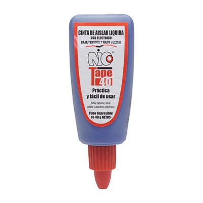 CINTA DE AISLAR LIQUIDA DEPRESIABLE 40G AZUL.                      CINTA-LIQ / AZUL.