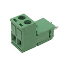 BLOQUE DE TERMINALES MACHO Y HEMBRA DE 2PINES PARA CIRCUITO IMPRESO PASO 5.08.                   TRT-2EDG-5.08-02