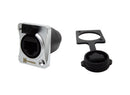 CONECTOR JACK RJ45 PARA EXTERIOR CON PROTECCION DE HULE JA-380