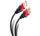 EXTENCION ELITE USB DE 3.6M REFORZADO CONECTORES DORADOS.                          USB-4935