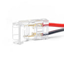 CONECTOR ALIMENTACION PARA TIRA COB 8mm 2PIN CRISTAL