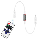 CONTROLADOR 12V A 24V PARA TIRA UNICOLOR C/ REMOTO CT-317