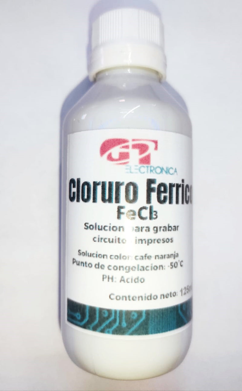 CLORURO FERRICO DE 125ml.            CLORURO-125