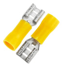 TERMINAL FASTON HEMBRA 1/4" AISLADA AMARILLA PARA CALIBRE 10-12    155096-C.                   TFA10-1/4