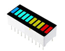 BARRA DE LED MULTICOLOR 10 SEGMENTOS.                         GMMC-10