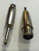 CONECTOR HARDEN JACK XLR A PLUG 6.3mm.                        JA-AD156