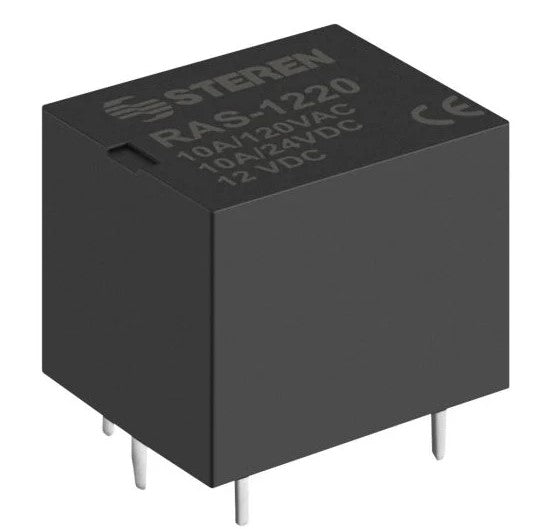 RELEVADOR COMPACTO 20A 1P/2T 12V.                    RAS-1220.
