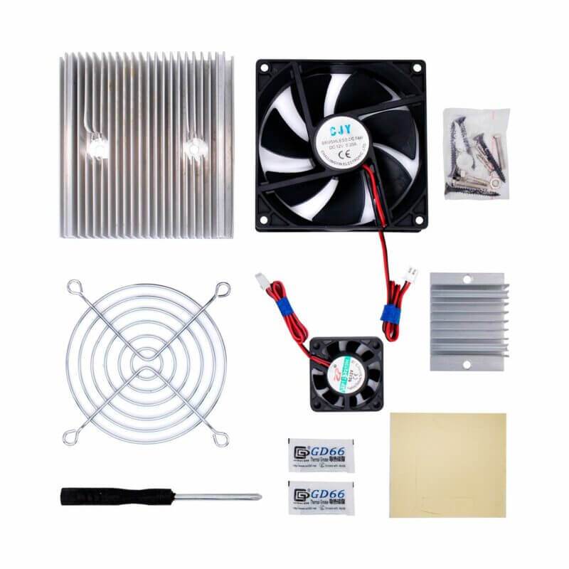 KIT DE PELTIER 12706  DISIPADORES + VENTILADOR.     KIT-PELTIER.