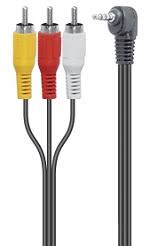 CABLE VIDEO CAMARA 3PG RCA-PG 3.5 4 CONTACTOS 1.80 M 11-1063