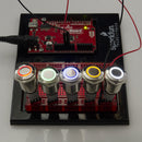 METAL PUSHBUTTON - MOMENTARY ( 16mm, BLUE) COM-11967